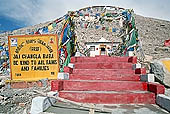 Ladakh - Chang-la, the 3rd highest pass in the world with the characteristc prayer flags